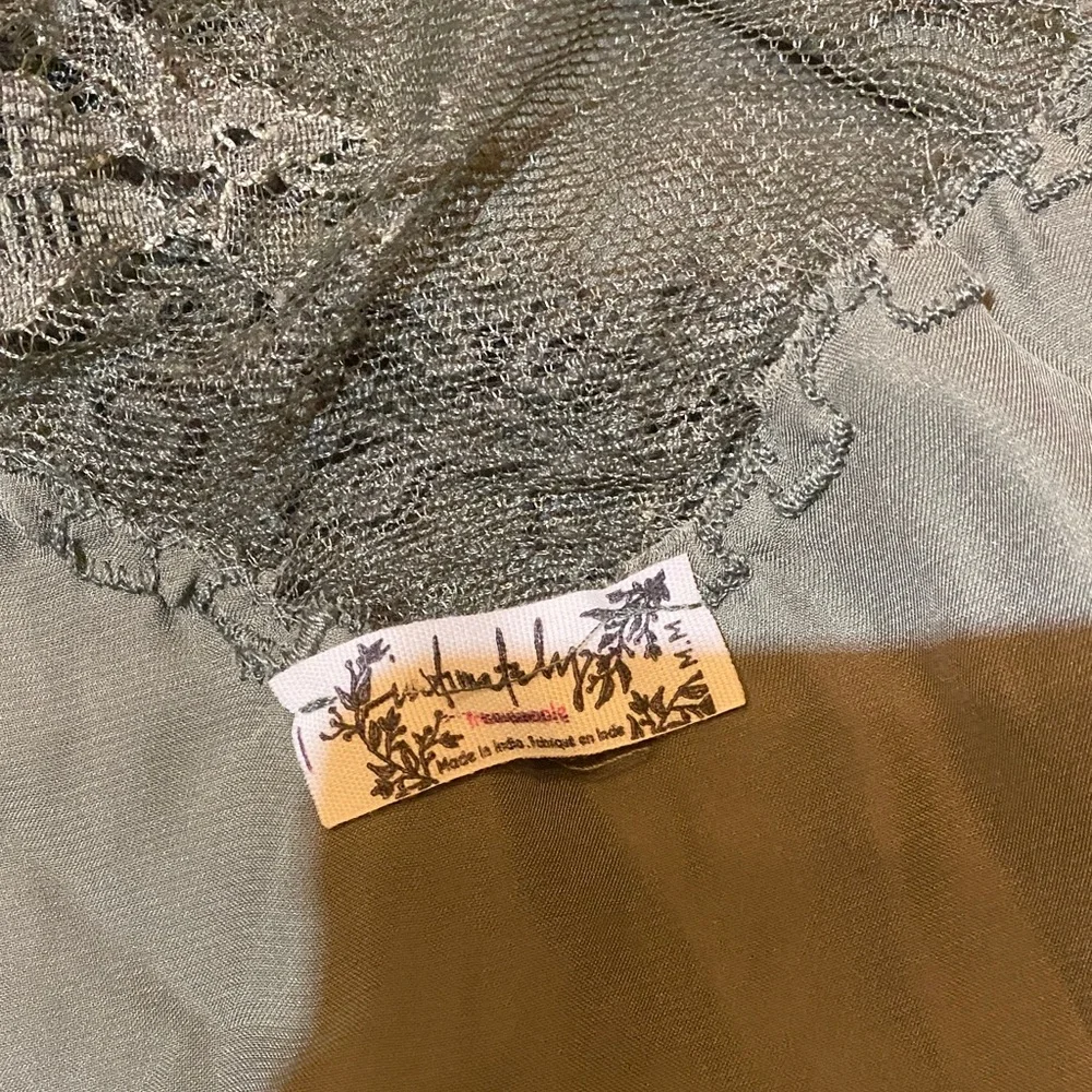 Forest green lace slip dress tunic…reserved… - Picture 3 of 10